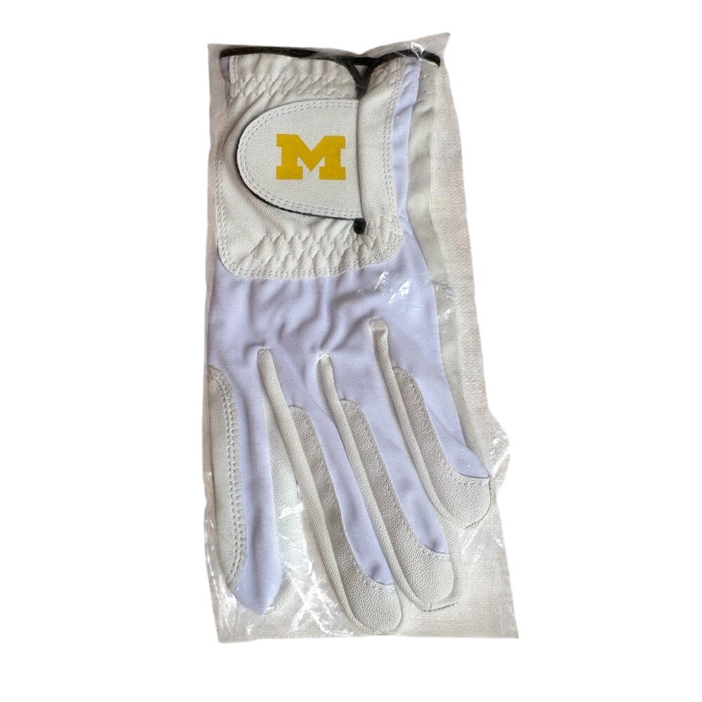 Michigan Wolverines Golf Men's Left Hand Golf Glove Right Handed Player One Size